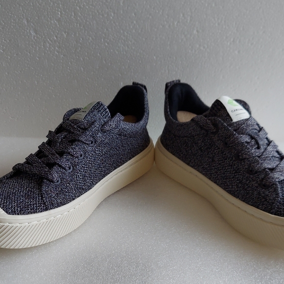 Cariuma 7.5 Women IBI Knit Sneakers Stone Gray Sustainability Eco-Friendly - Picture 11 of 11